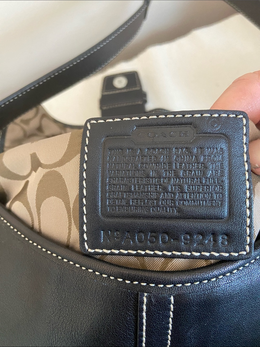 Coach Soho Large Buckle Flap Shoulder Bag Black Leather Style 6248 - Picture 14 of 16